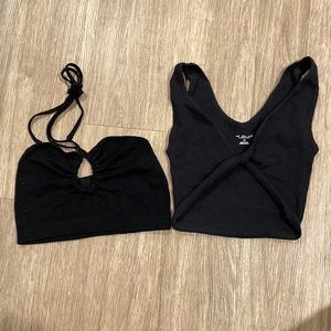 urban outfitters out from under black going out tank top bundle
